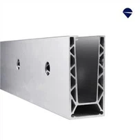 Регульований бічний алюмінієвий скляний канал 1kN